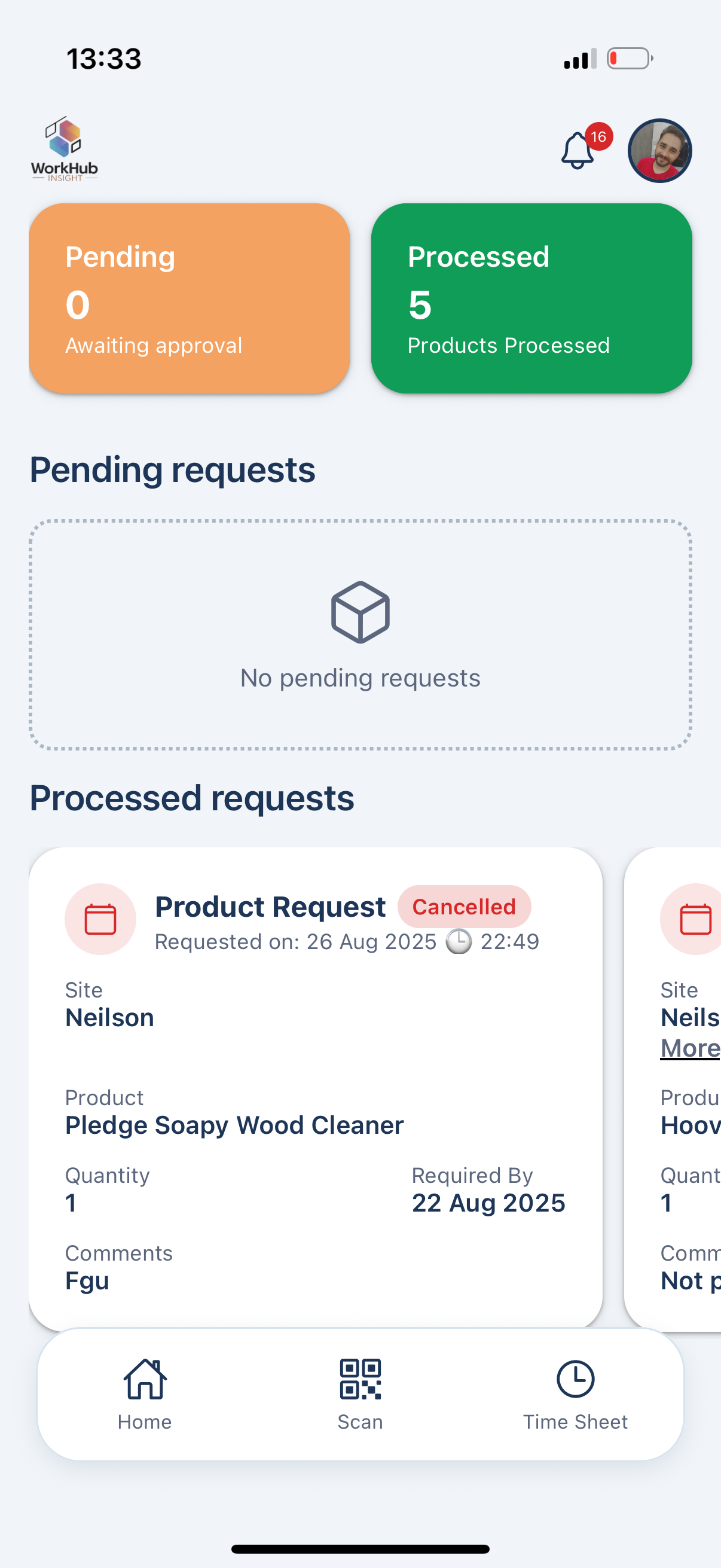 Insight App Screenshot 1